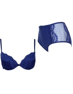 Women's Underwear Set Jadea Push Up Slip Made in Italy Lavender 4002