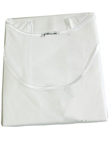 Maglia Donna MAP cotone/modal spalla larga bordino in raso 6/XL/50 Bianco 16881