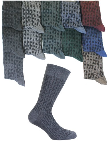 12 paires de chaussettes courtes homme Enrico Coveri Warm Cotton tendance 317