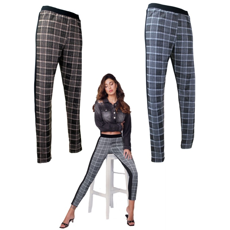 Jadea Leggings Woman stretch fabric and stretch jacquard 4278