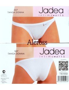 Slip Tanga Donna Jadea elasticizzato Misure 2/S-3/M-4/L Bianco Nudo Nero 507