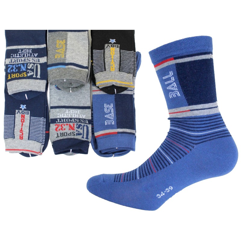 Enrico Coveri 6 Pairs Short Socks Boy Warm cotton boy sock