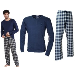 Uomo Abbigliamento da Nightwear e sleepwear da Pantaloni del pigiama in cotoneSunspel in Cotone da Uomo colore Blu 