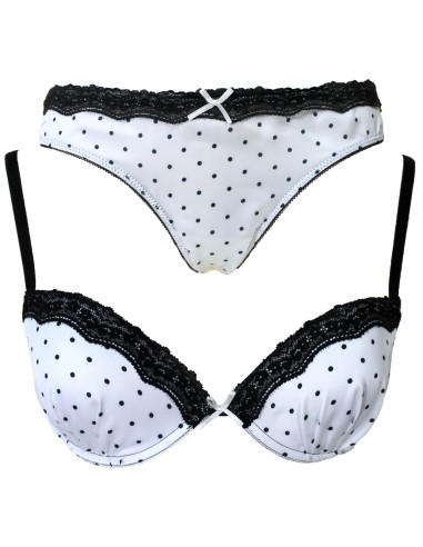 copy of Women's Underwear Set Jadea Push Up Slip Made in Italy Lavender 4002