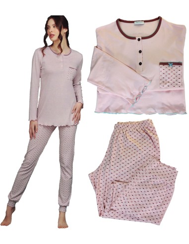 copy of Pyjama femme Vilfram Mesures confortables et conformées 52-54-56 coton interlock 50718