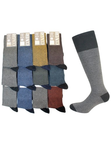 copy of Enrico Coveri 6 paires LONG chaussettes homme couleurs chaudes coton taille unique LINE6