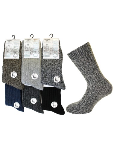 copy of Enrico Coveri 6 pairs LONG socks man colors warm cotton one size LINE6