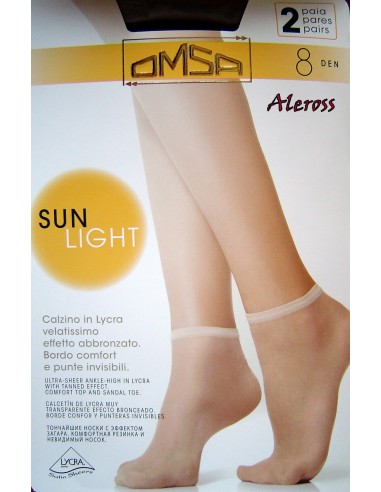 Femme OMSA Collants SUNLIGHT 8 Den effet Ultra tan pur Beige Sierra
