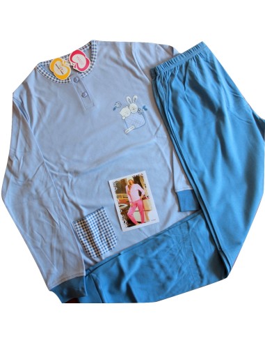 Les femmes pyjama en coton chaud Isis Interlock Mesure 5 / XL / 48 couleur 80201 violet