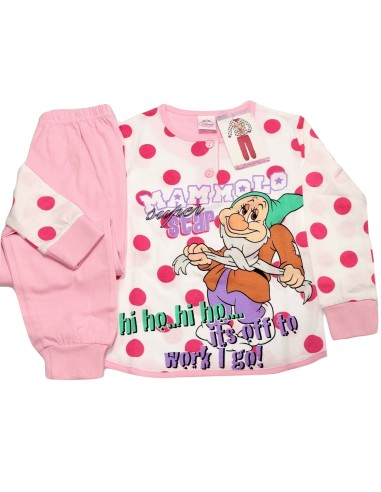 Pyjamas filles pantalons à manches longues pur coton Disney Puppy 10 ans 22511B